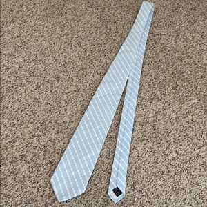 Brooks Brothers Light Blue Seersucker Tie, 3.5”